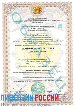 Образец сертификата соответствия Шумерля Сертификат OHSAS 18001
